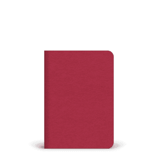 Le cahier Poche - Pages pointillées - Rouge
