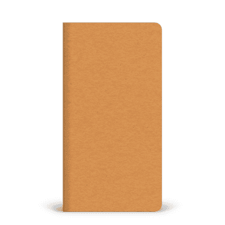 Le cahier "Traveller Notebook" - pages pointillées - Jaune