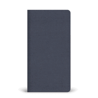 Le cahier "Traveller Notebook" - pages pointillées - Marine