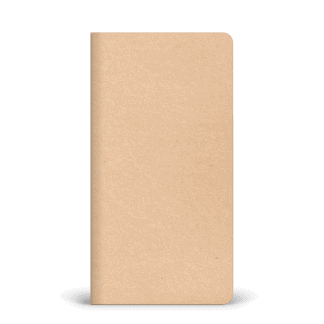 Le cahier "Traveller Notebook" - pages pointillées - Sable