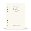 Agenda semainier 2021 - Recharge pour organiseur A5