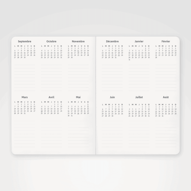 365 Jours : Au Lendemain 2022 365 jours - Agenda Journalier 21/22 - My 365