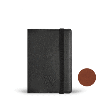 La jaquette Zen - Version poche - En simili-cuir végane - Chocolat