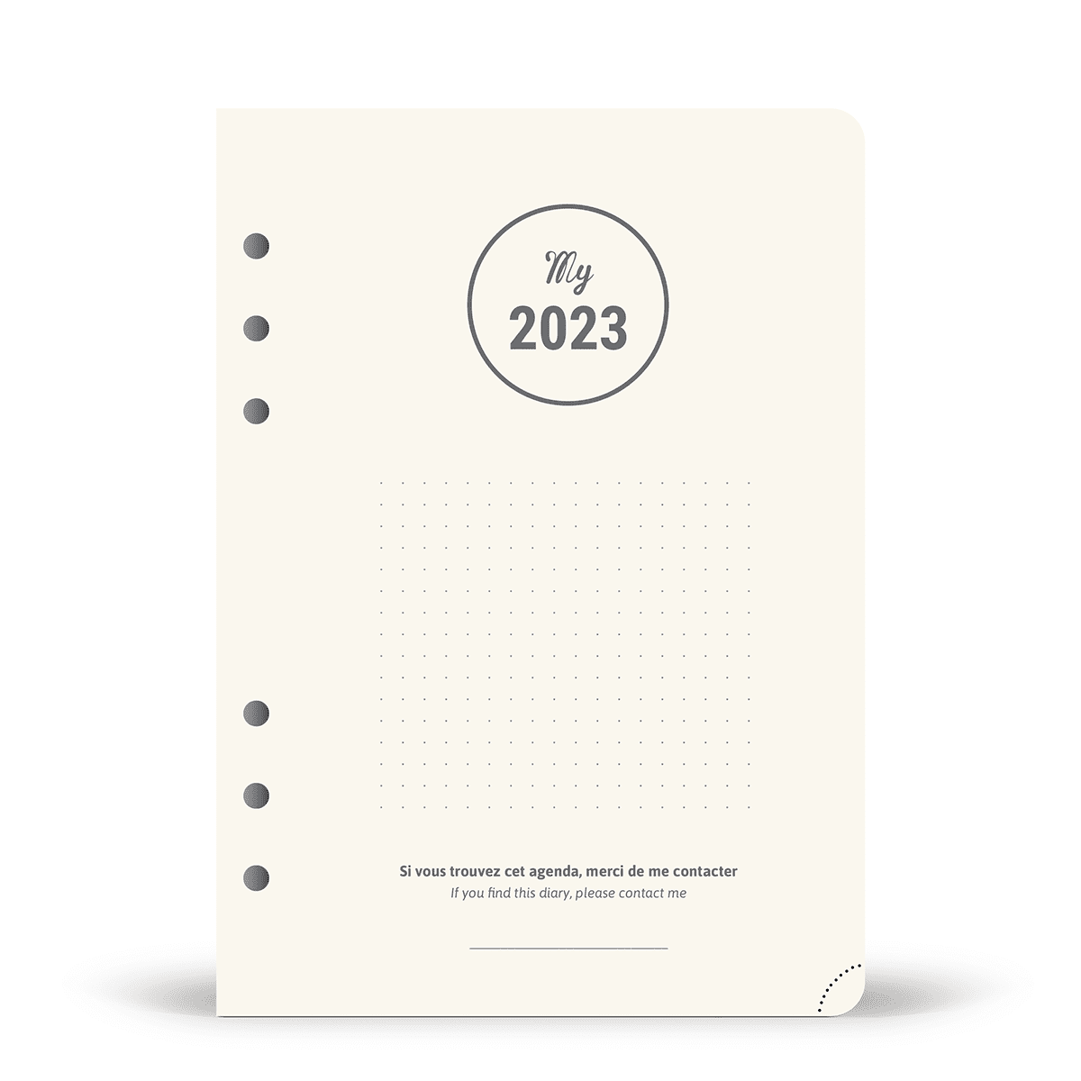 Recharge pour organiseur semainier 2022 - A5 - Filofax - Blanc - Agendas  Civil - Agendas - Calendriers