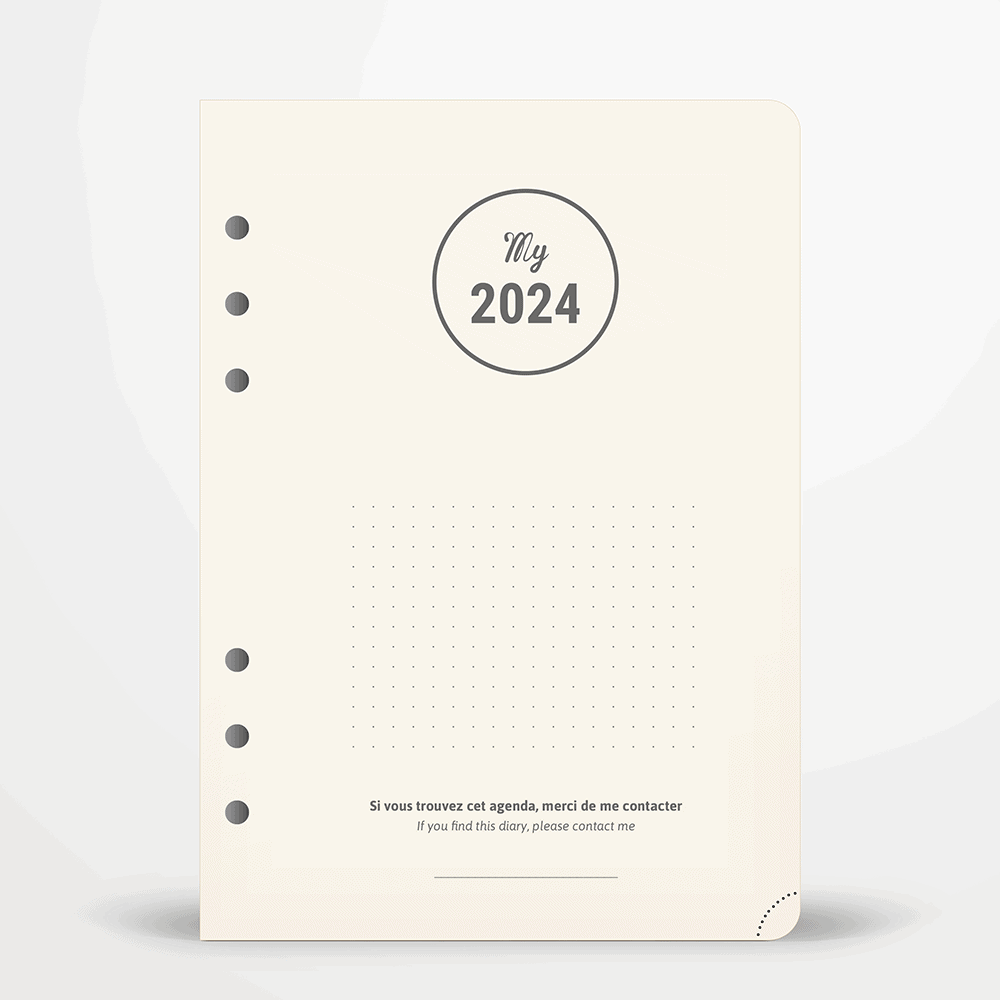 My 2024 - Recharge pour organiseur A5