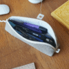 La trousse zippée en lin - Image 3