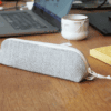 La trousse zippée en lin