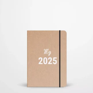 Agenda 2025 - Poche A6 souple - Sable