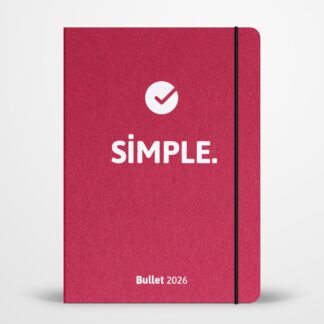 SIMPLE Bullet - Agenda semainier 2026