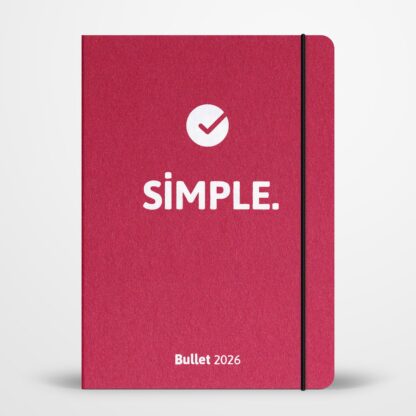 SIMPLE Bullet - Agenda semainier 2026