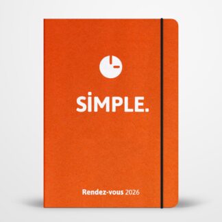 SIMPLE Rendez-vous - Agenda semainier 2026