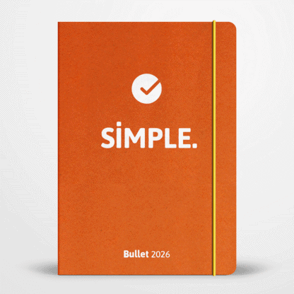 SIMPLE Bullet - Agenda semainier 2026