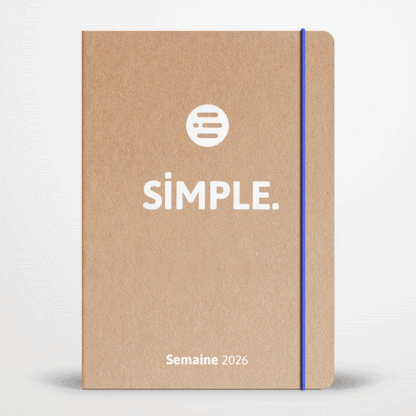 SIMPLE Semaine - Agenda semainier 2026