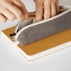 La trousse élastiquée en lin