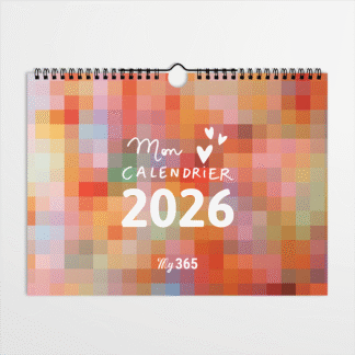 Mon calendrier 2026 - Spirale A4
