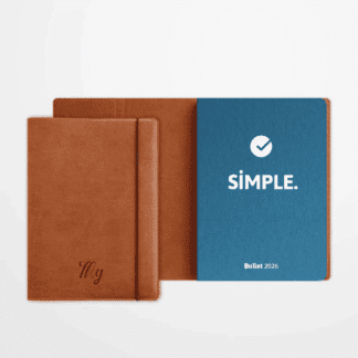 Duo 2026 – Agenda SIMPLE Bullet + Jaquette de protection Zen