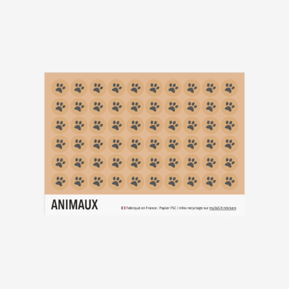 Les stickers animaux