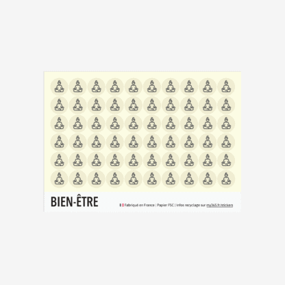 Les stickers bien-être