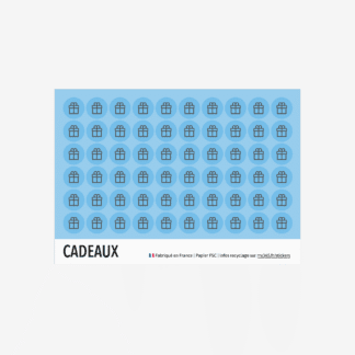 Les stickers cadeaux