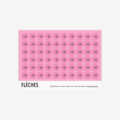 Les stickers fleches