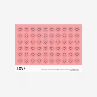 Les stickers love