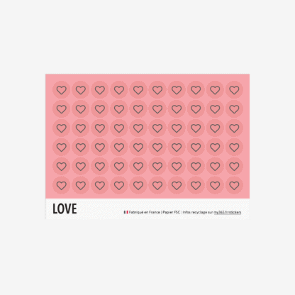 Les stickers love