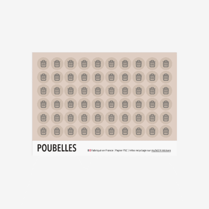 Les stickers poubelles