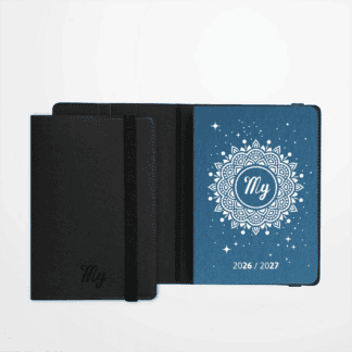 Duo rentrée - Agenda 2026 / 2027 poche A6 et Jaquette de protection Zen