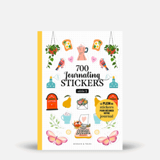700 journaling stickers série 2