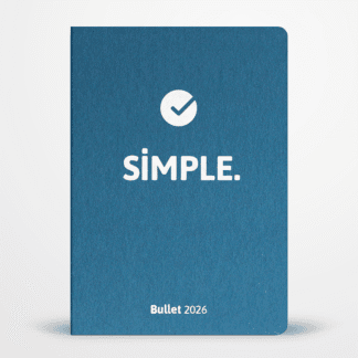 SIMPLE Bullet - Agenda semainier 2026 - Variations