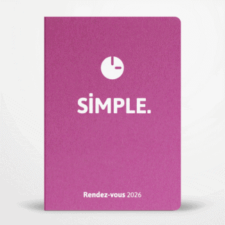 SIMPLE Rendez-vous - Agenda semainier 2026 - Variations