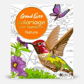 Grand livre coloriage par numéros - Nature