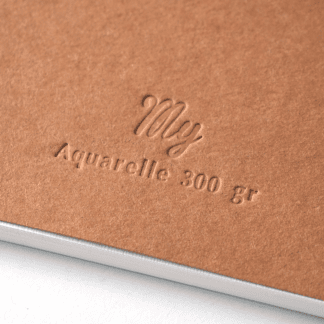 Carnet aquarelle A5 - 24 feuilles - Papier aquarelle - 300 gr/m2