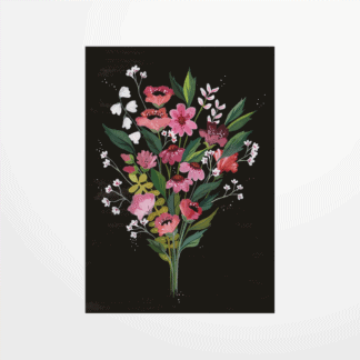 Carte postale - Sonia Cavallini - Le bouquet