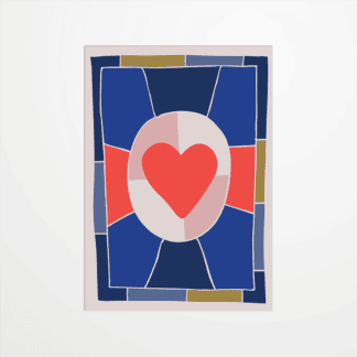 Carte postale - Claire Priou - Coeur toutcourt