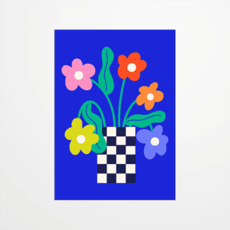 Carte postale - Coquiette - Bouquet