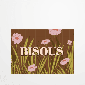 Carte postale - Eva Corbisier - Bisous