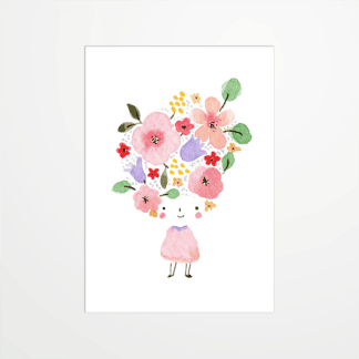 Carte postale - Julie Adore - Mini femme