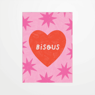 Carte postale - Limistic - Bisous