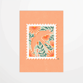 Carte postale - Marine Laurent - Hirondelle