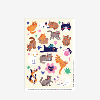 Stickers Chats - Coquiette