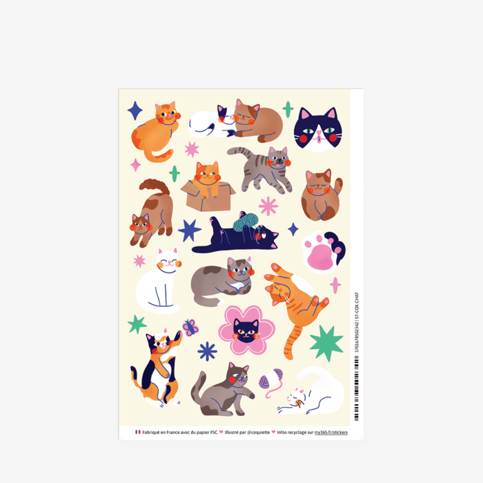 Sticker Patte Chat Stickers Chats - Coquiette - My 365