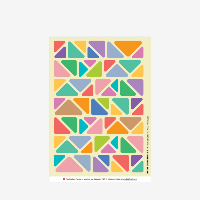 Triangle Inlay Stickers Stickers Triangles - My 365