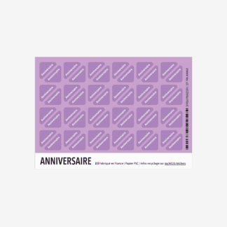 Stickers triangle Anniversaire