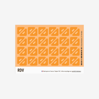 Stickers triangle RDV