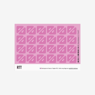 Stickers triangle RTT