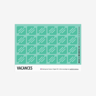 Stickers triangle Vacances