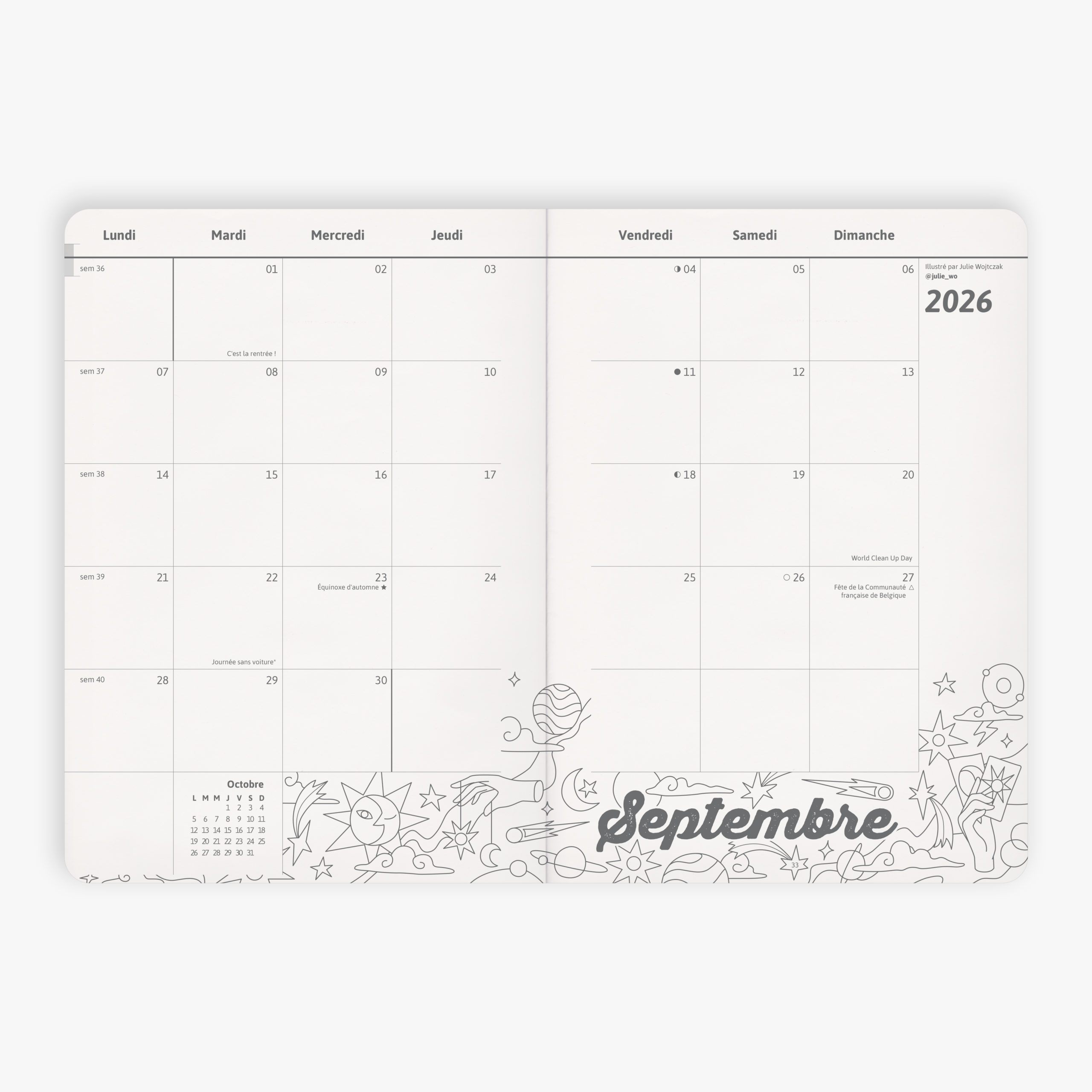 My Agenda 2026 / 2027 - A5 souple - Image 6