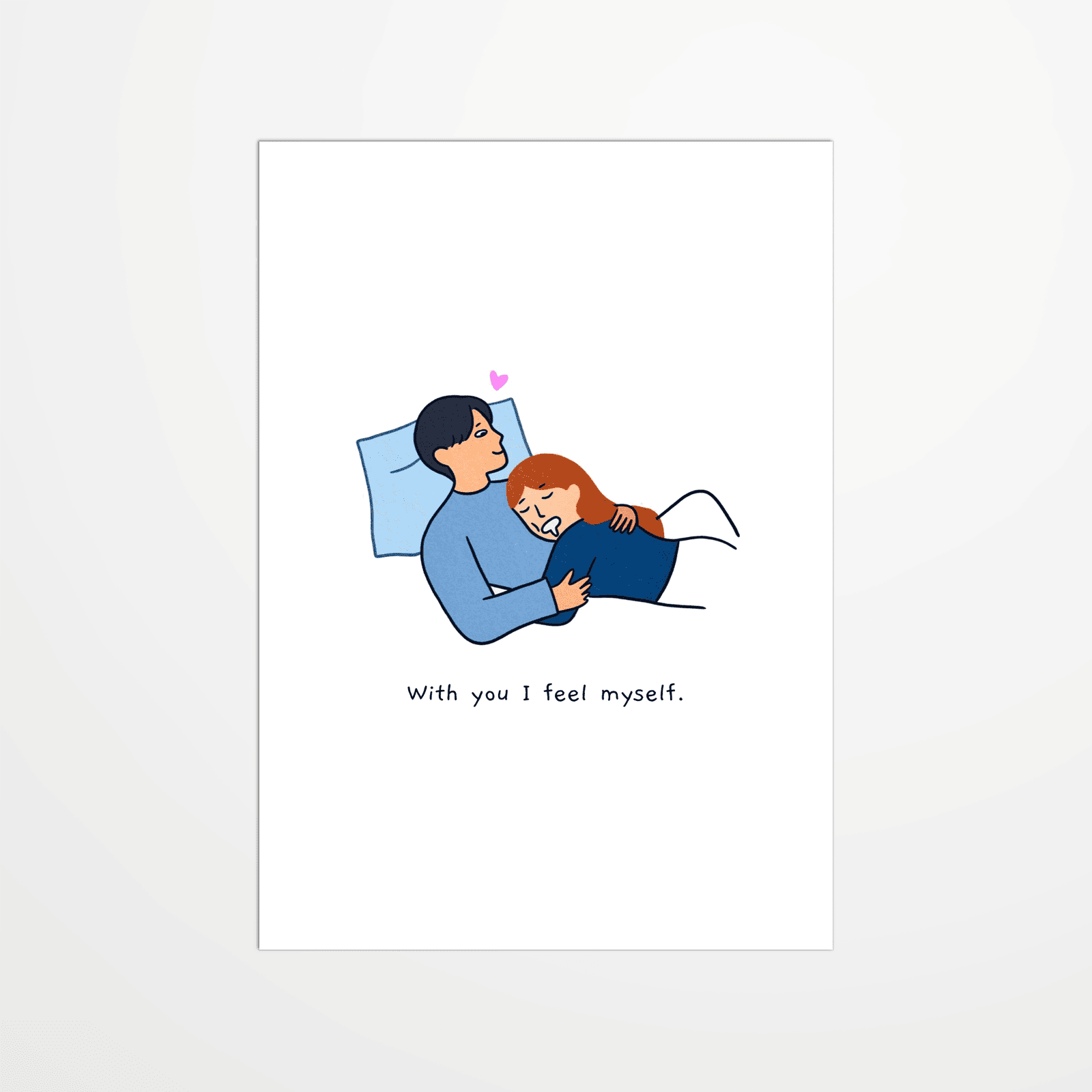 Carte postale - Lorraine Sorlet - With you I feel myself