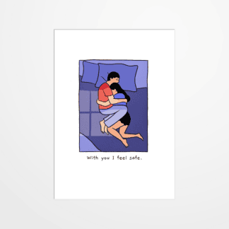 Carte postale - Lorraine Sorlet - With you I feel safe
